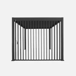 Vertical adjustable louver panel 3m for Triomphe pergola 3x3m V2 4x3m 6x3m