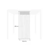 Vertical louver panel aluminium 100 cm for Triomphe pergola