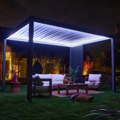 Vertical louver panel aluminium 100 cm for Triomphe pergola
