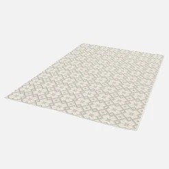 Vintage cream beige green indoor/outdoor rug
