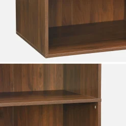 Wardrobe module with 5 shelves wood decor