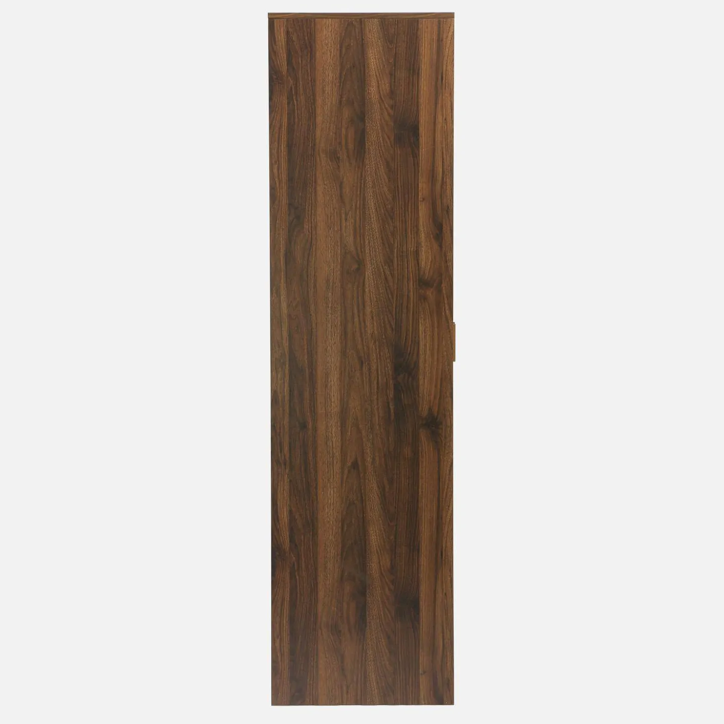 Wardrobe with wood decor, 1 hanging rail and 2 doors