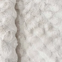 White bubble indoor rug