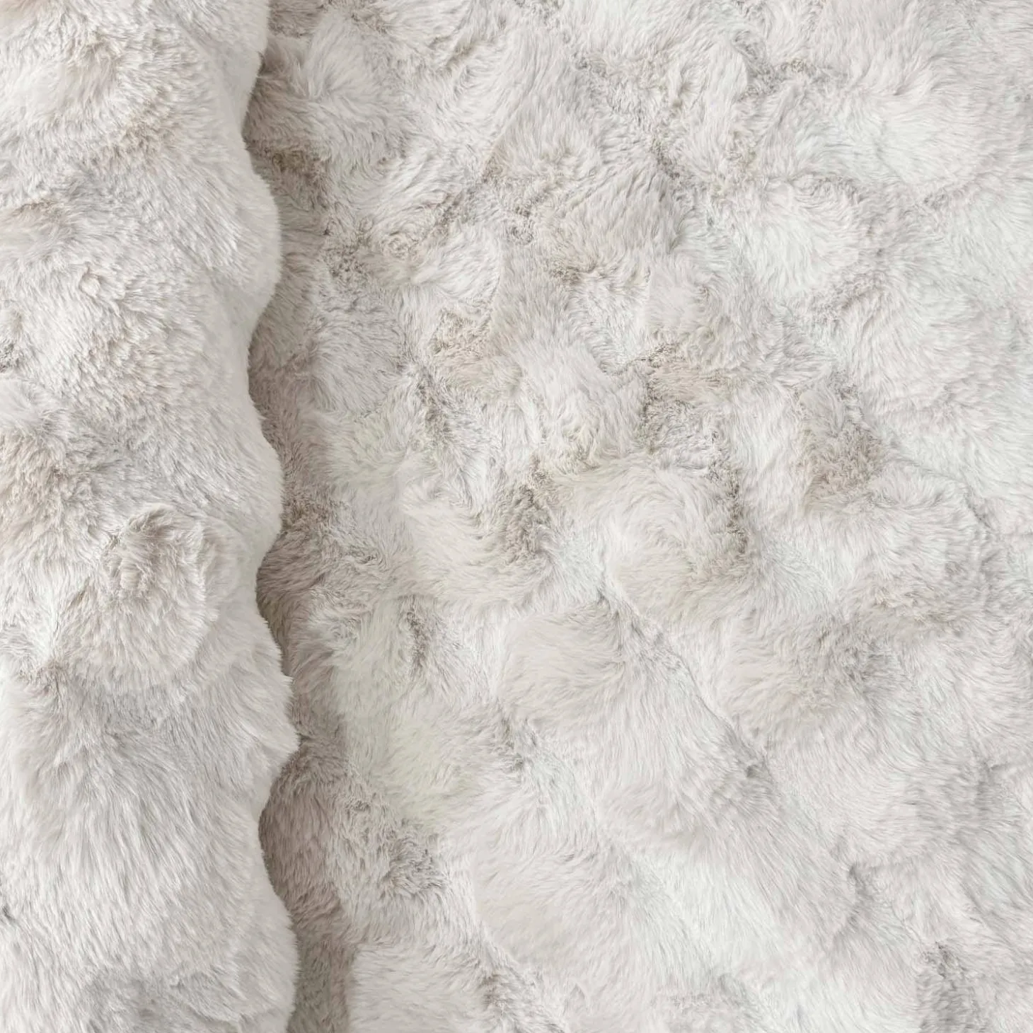 White bubble indoor rug