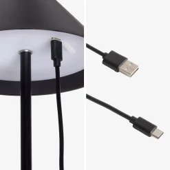 Wireless LED table lamp for indoor/outdoor use, 32cm