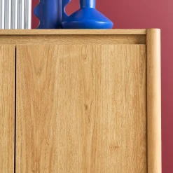 Wood decor buffet 2 doors 80cm