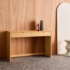 Wood Decor Console 2 Drawers 120 cm