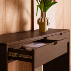 Wood Decor Console 2 Drawers 120 cm