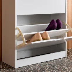 Wood Decor Shoe Cabinet with 3 Drawers