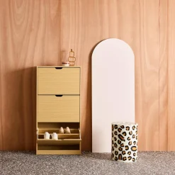 Wood Decor Shoe Cabinet with 3 Drawers