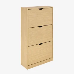 Wood Decor Shoe Cabinet with 3 Drawers