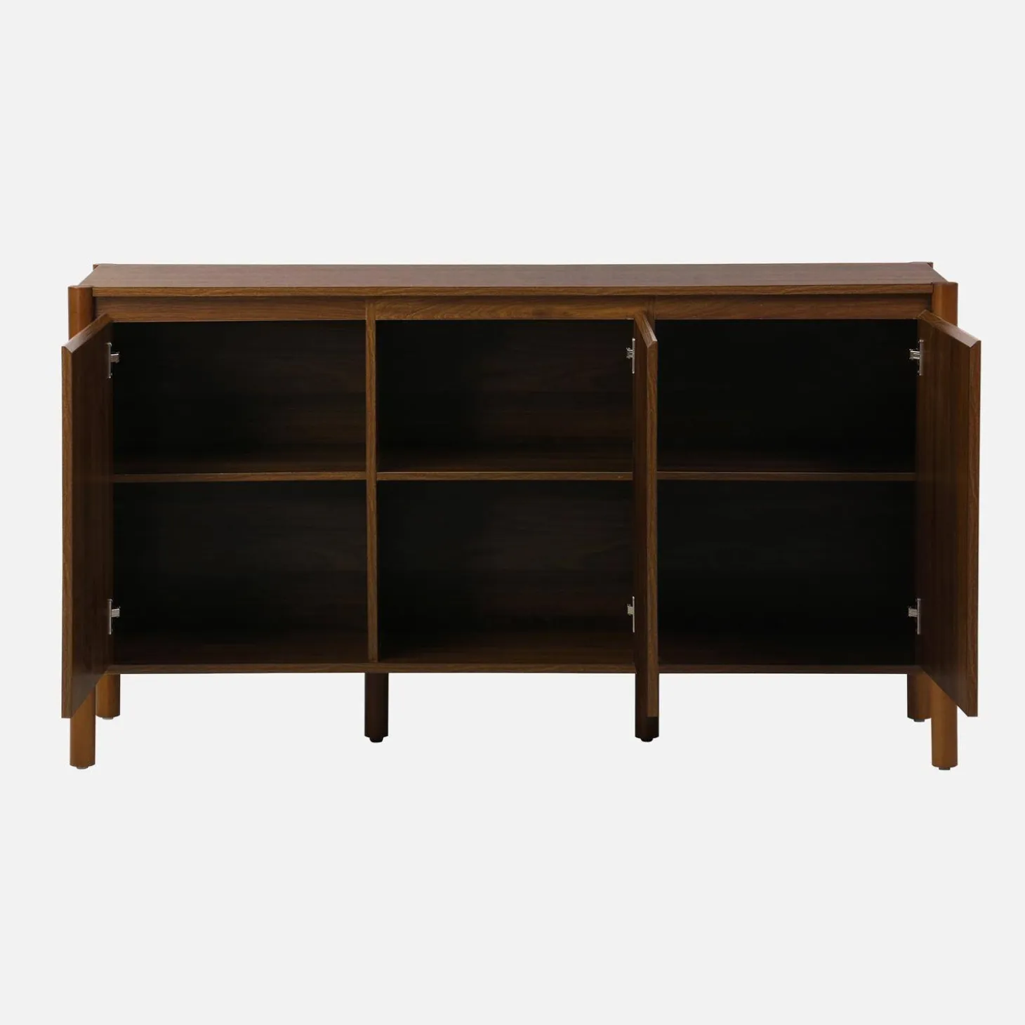 Wood decor sideboard 3 doors 140cm
