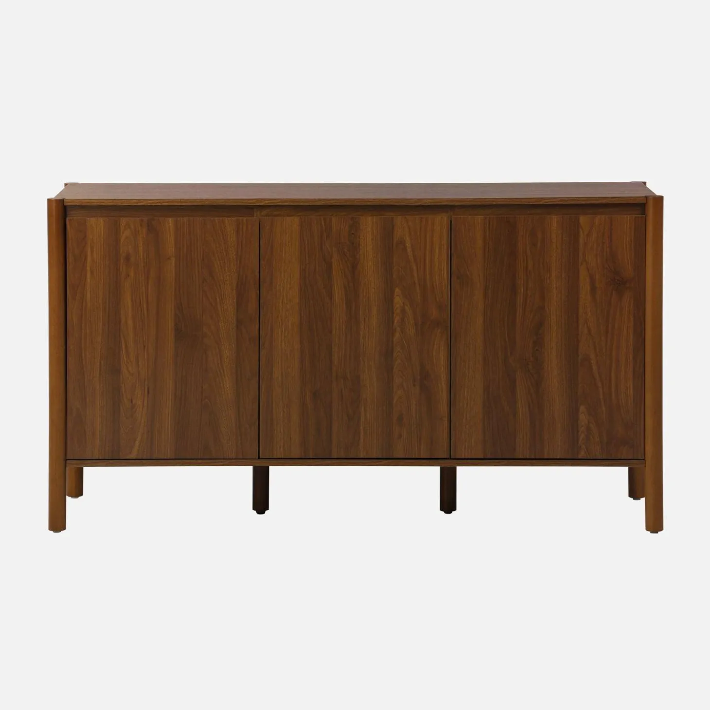 Wood decor sideboard 3 doors 140cm