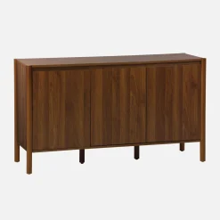 Wood decor sideboard 3 doors 140cm