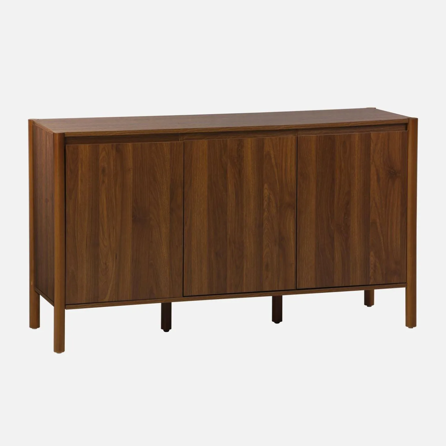 Wood decor sideboard 3 doors 140cm
