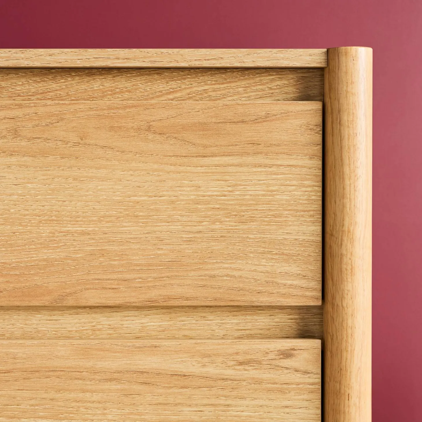Wood decor sideboard 2 doors 3 drawers 150cm