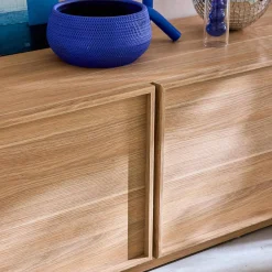 Wood decor TV stand 3 doors 180cm