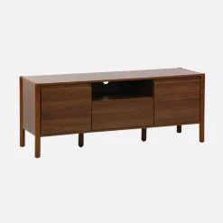 Wood decor TV stand 2 doors 1 drawer 140cm