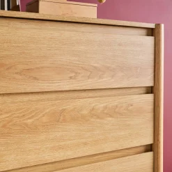 Wood effect chest of 4 drawers