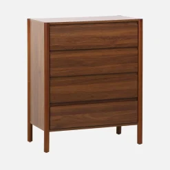 Wood effect chest of 4 drawers