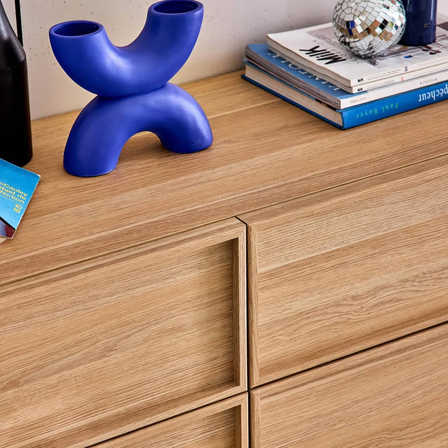 Wood effect storage dresser 6 drawers