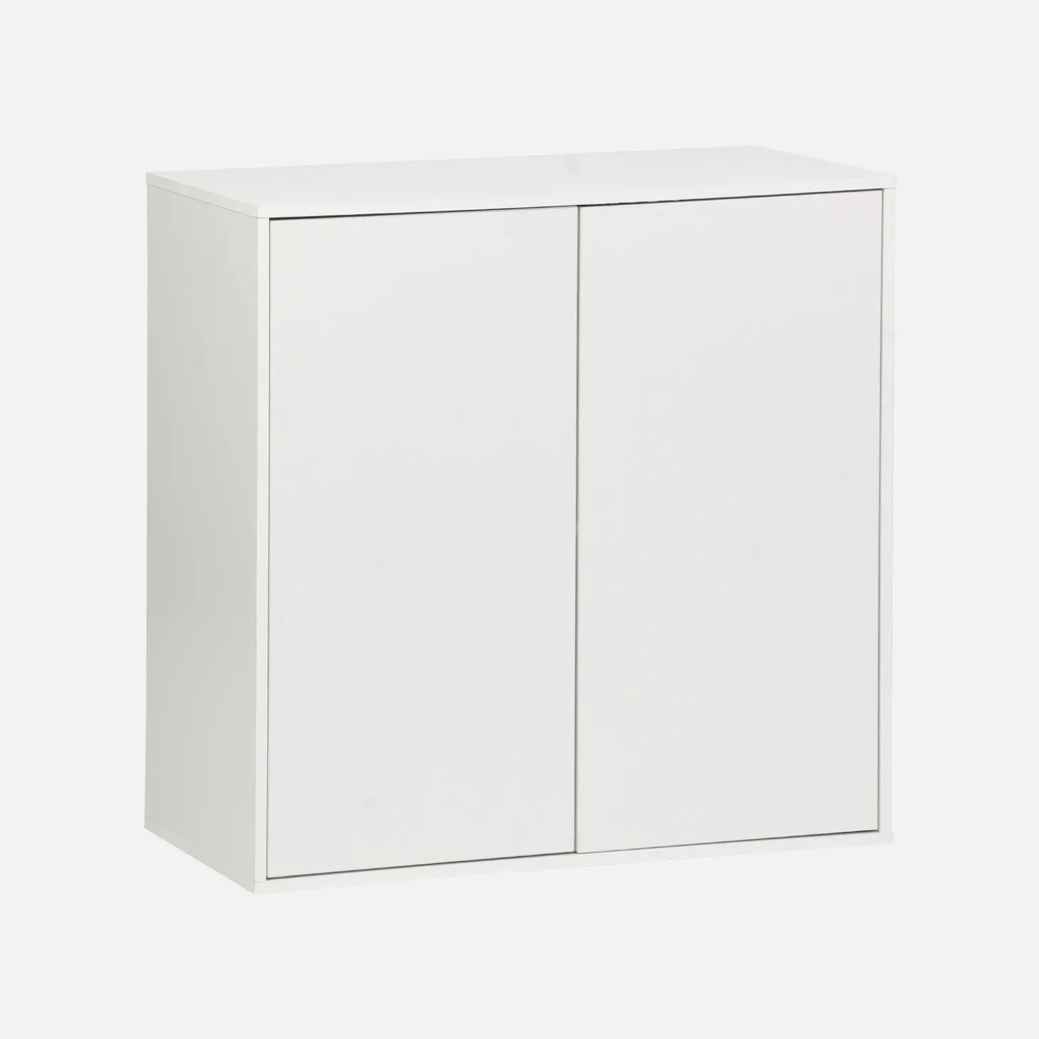 Wood effect storage unit, 2 doors, 70cm