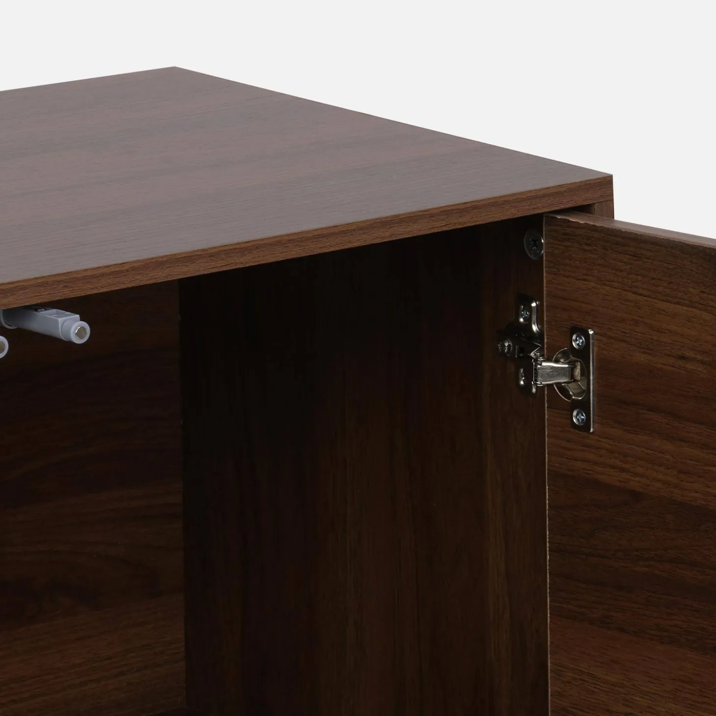 Wood effect storage unit, 2 doors, 70cm