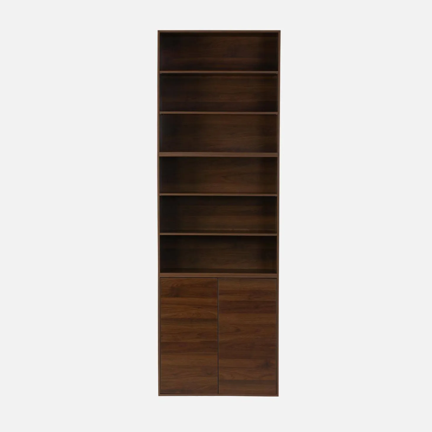 Wood effect storage unit, 2 doors, 70cm