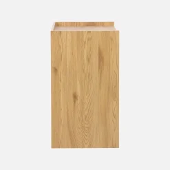 Wooden decor desk with 2 storage compartments