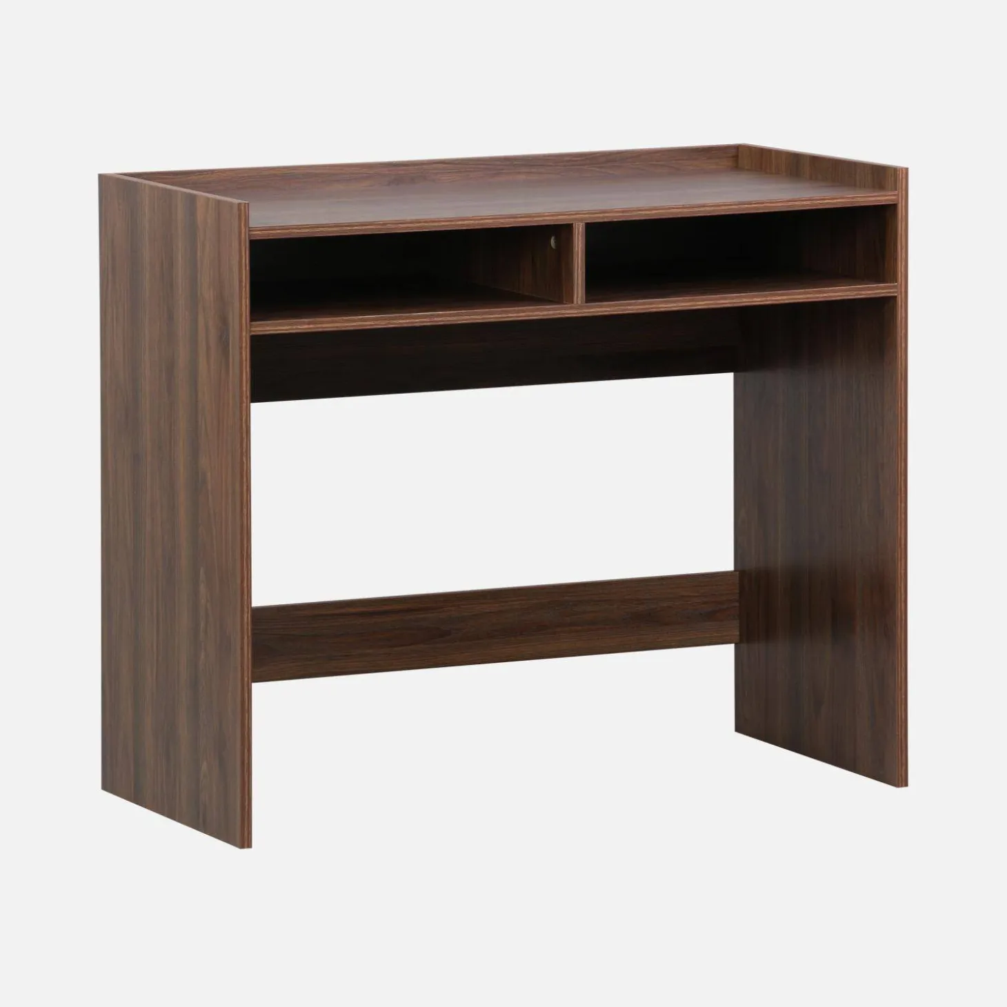 Wooden decor desk with 2 storage compartments