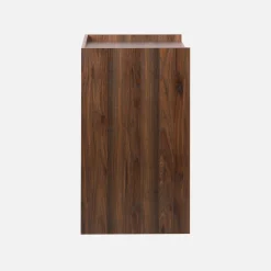 Wooden decor desk with 2 storage compartments