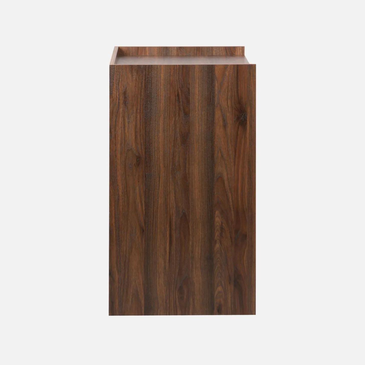 Wooden decor desk with 2 storage compartments