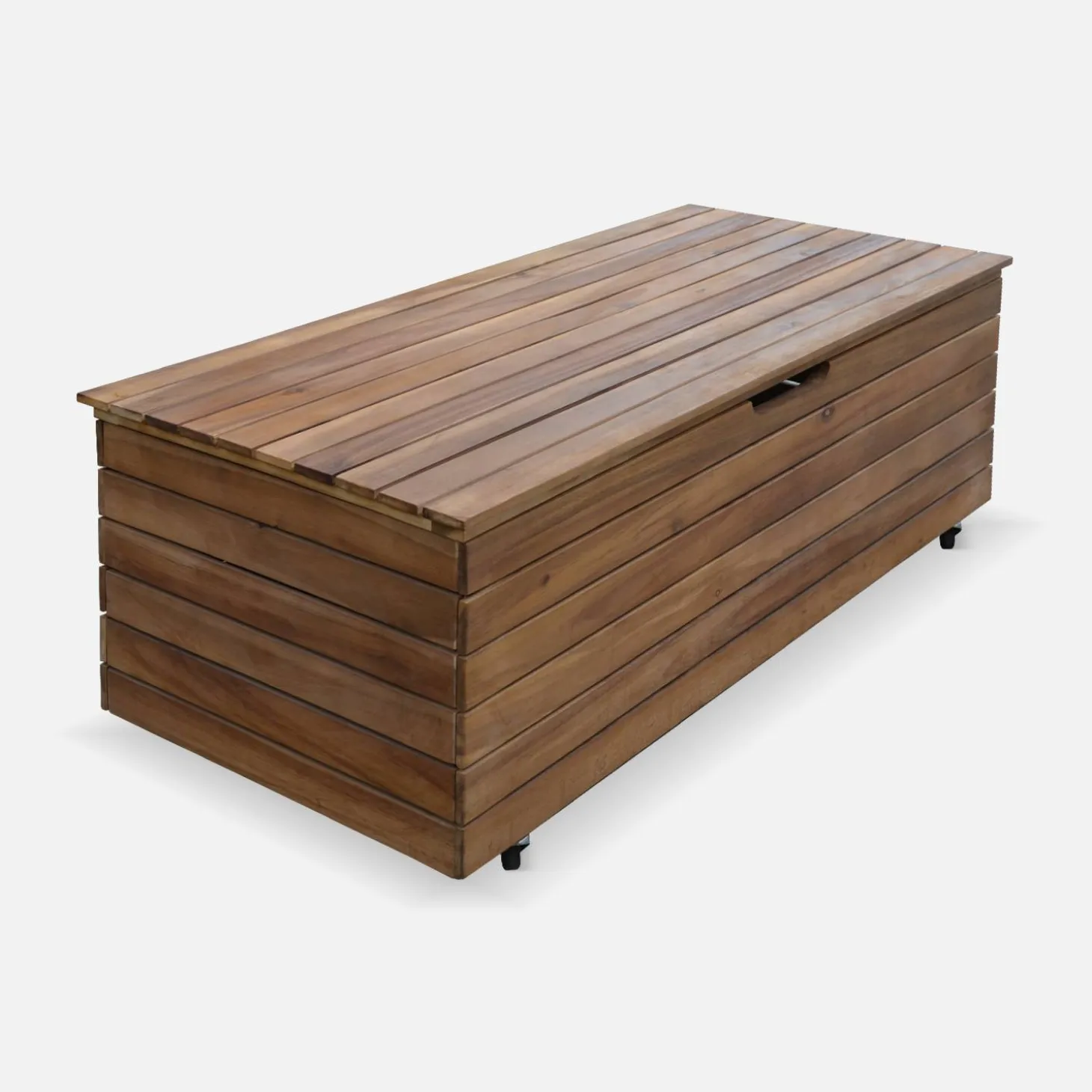 Wooden garden storage box