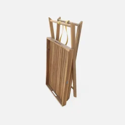 Wooden garden trolley
