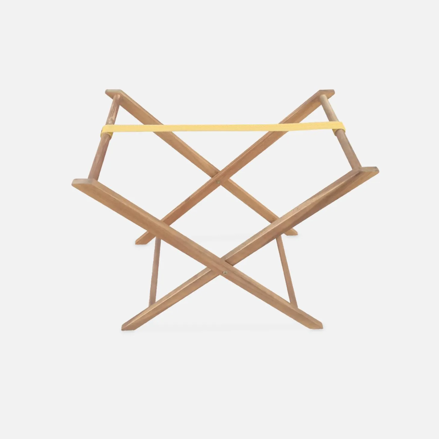 Wooden garden trolley