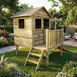 Wooden playhouse 2m², Pine - Magnolia