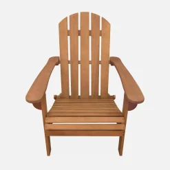 Wooden retro garden deck chair