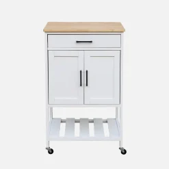 Wooden rubber kitchen serving tray