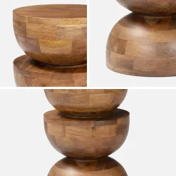 Wooden side table