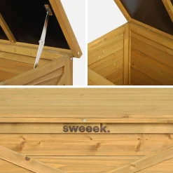 Wooden storage box