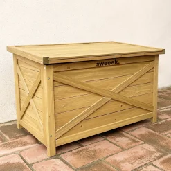Wooden storage box