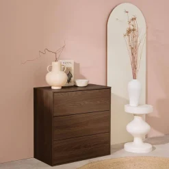 Wooden storage unit, 3 drawers