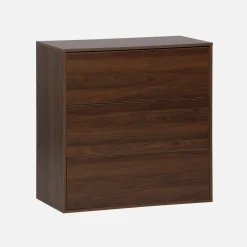 Wooden storage unit, 3 drawers