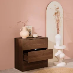Wooden storage unit, 3 drawers