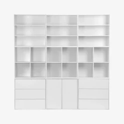 Wooden storage unit, 3 drawers