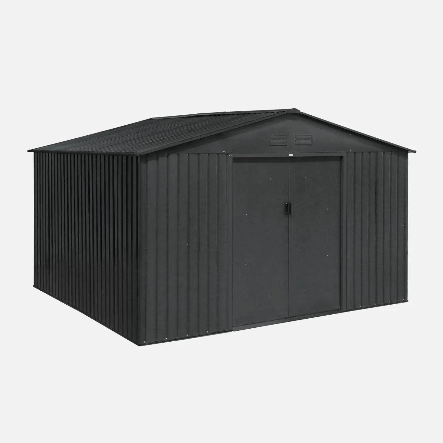 (11 x 10ft) 10.85m² metal garden shed