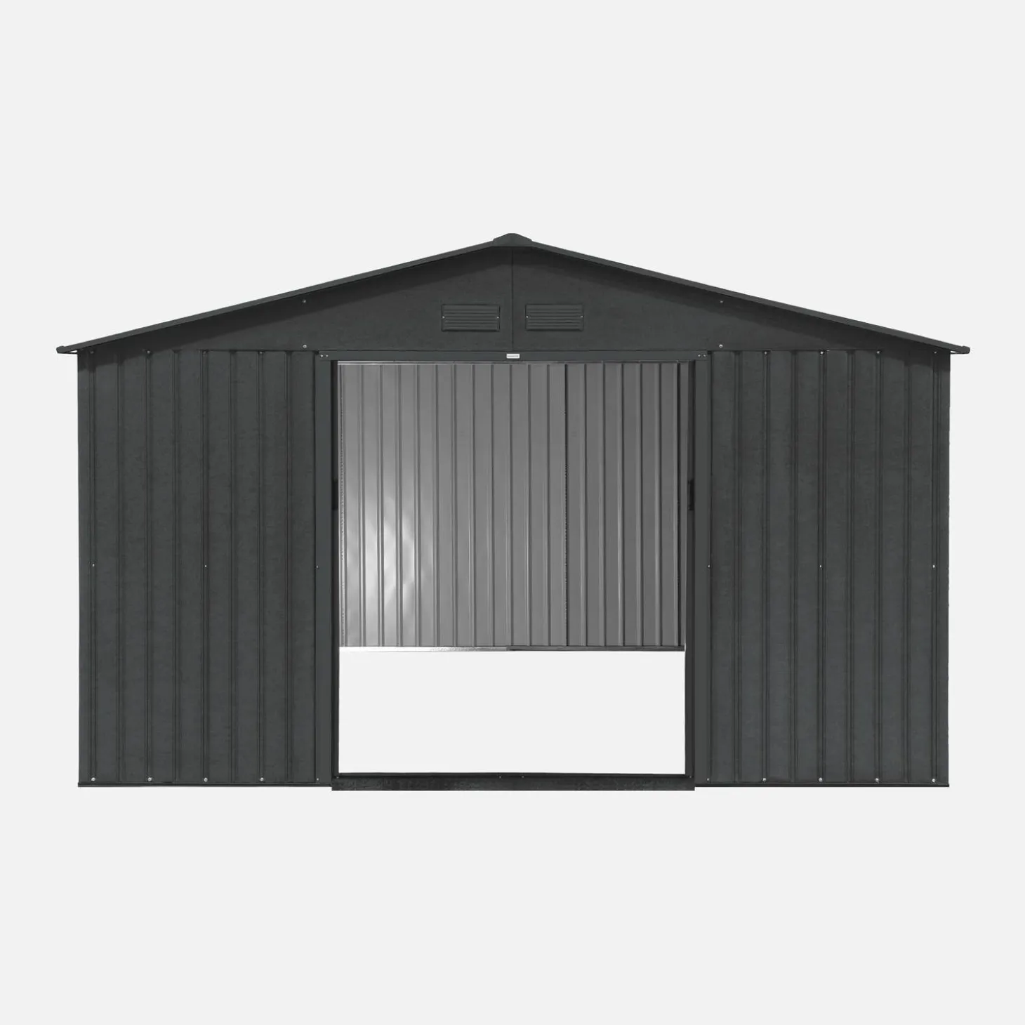 (11 x 10ft) 10.85m² metal garden shed