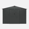 (9 X 8.5ft) 7.06m² metal garden storage shed