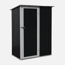 (4.6 x 3.1ft) 1.36m² metal garden storage shed