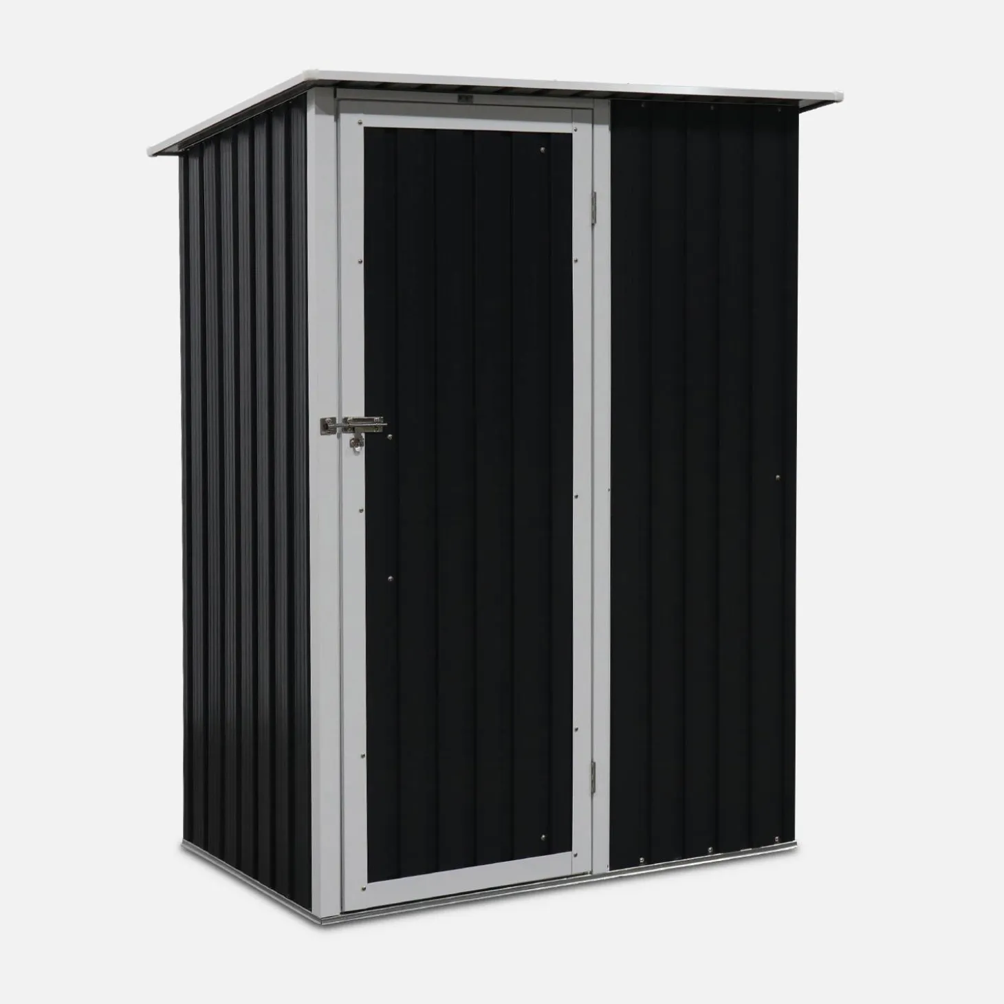 (4.6 x 3.1ft) 1.36m² metal garden storage shed